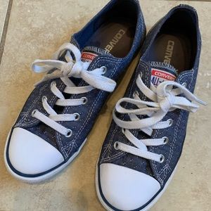 Converse Sneakers with Denim (Fit like Size 6)
